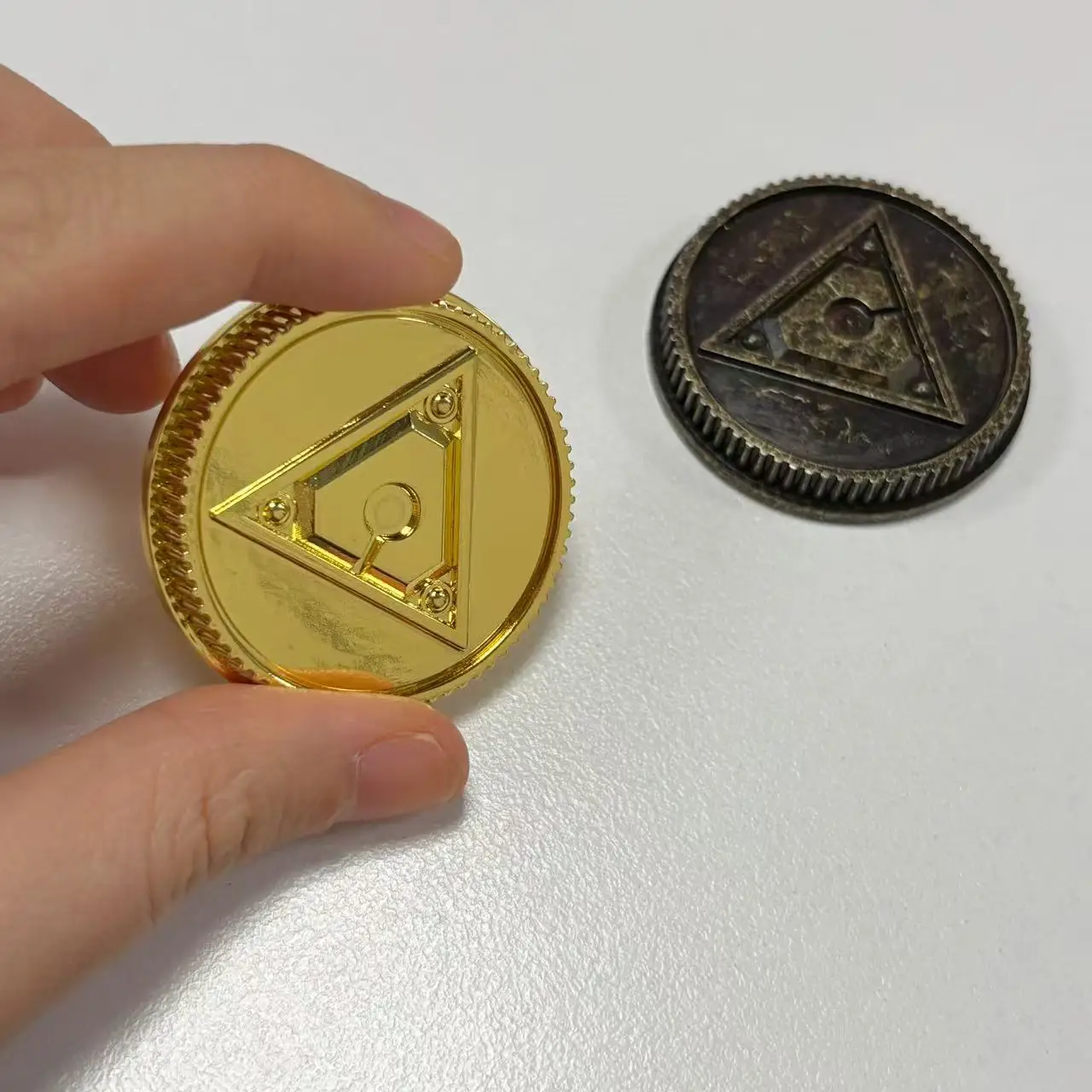 

Монета Power Coin - состаренная монета-золото, изготовленная для Bandai Legacy Ranger Morpher Prop Legacy TURBO