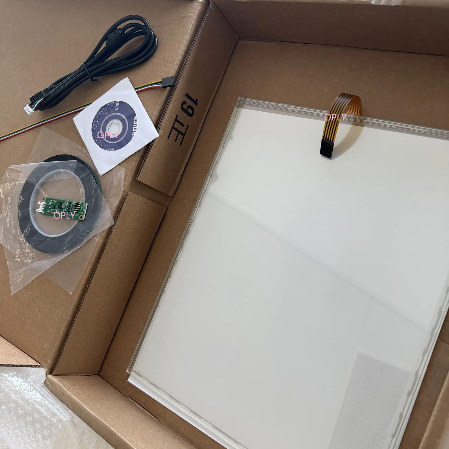 sensor digitizer for industrial multimedia TP-17003 LCD HD panel 17