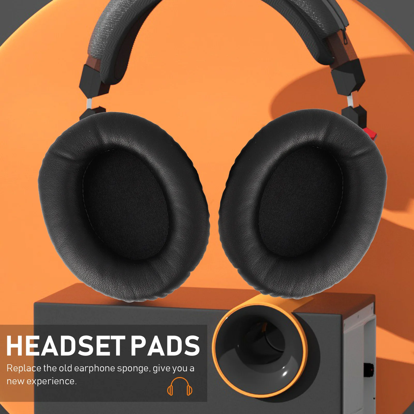 2Pcs Headphone Spon… - image