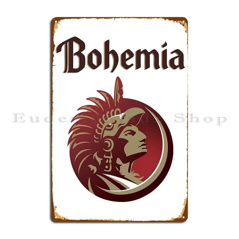 Bohemia Beer Metal Plaque Poster Party Personalized Club Wall Cave Character Tin Sign Poster
