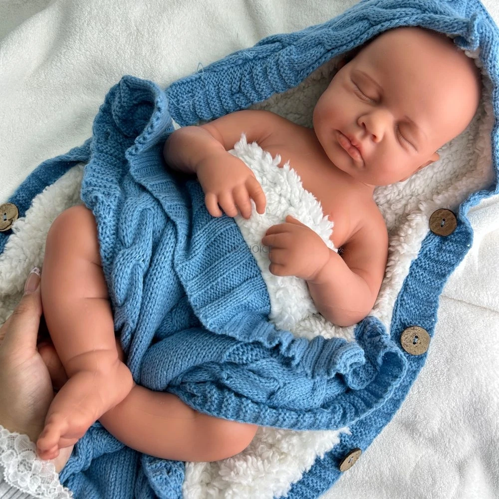 

20Inch Full Solid Soft Baby Loulou Waterproof Silicone Reborn Baby Girl/Boy Doll Companions for the Lonely Elderly Kids Toy
