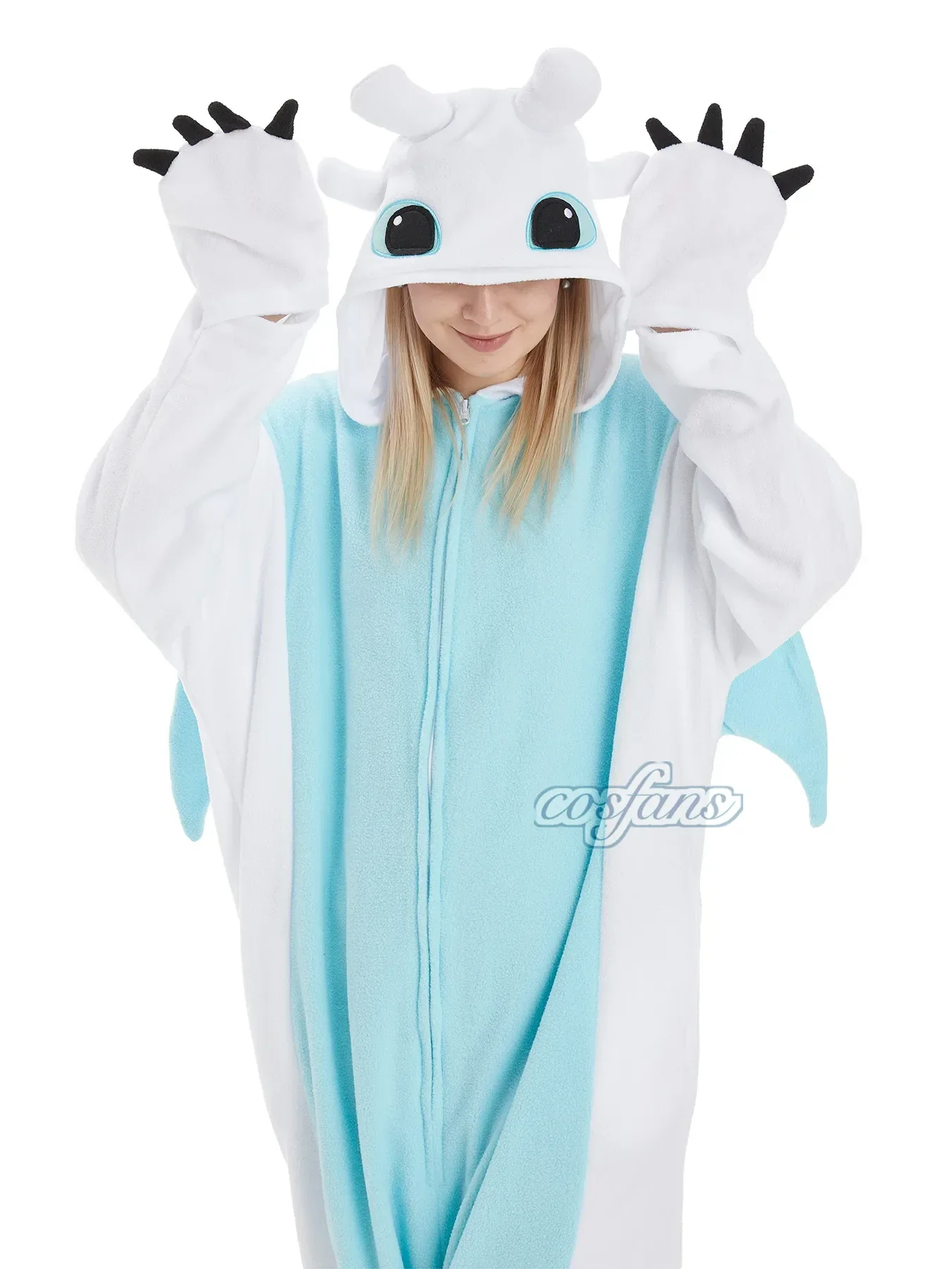 Erwachsene Tier Kigurumi Heilige Kuh Wolle Einteilige Pyjamas Make-Up Party Cartoon Kostüm Halloween Party Cosplay Einteilige Pyjama