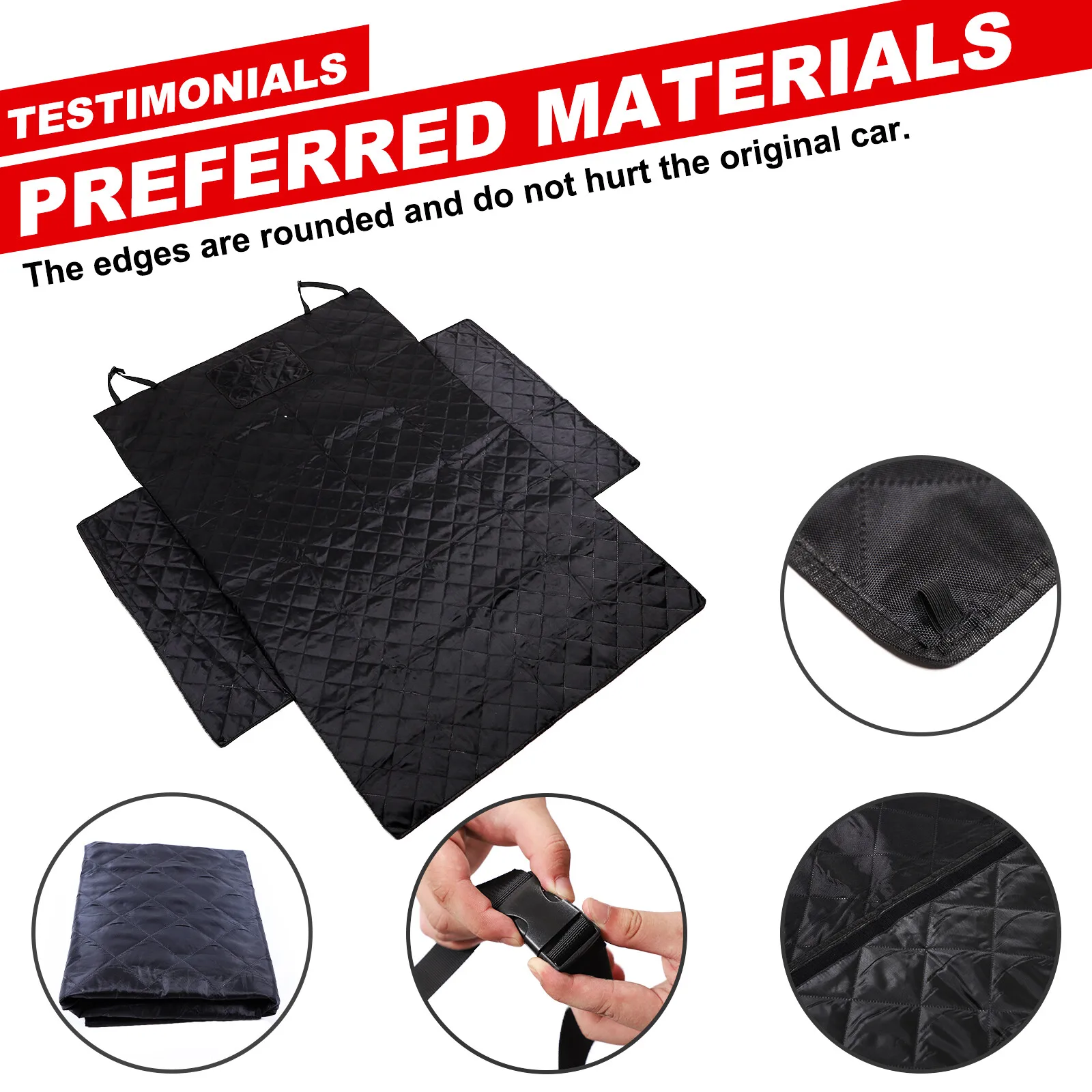 

Black PU Car Trunk Pet Dirty Mats For Toyota Sequoia 2021-2025 WaterProof Rear Trunk Cargo Liner Floor Mat Protect Accessories