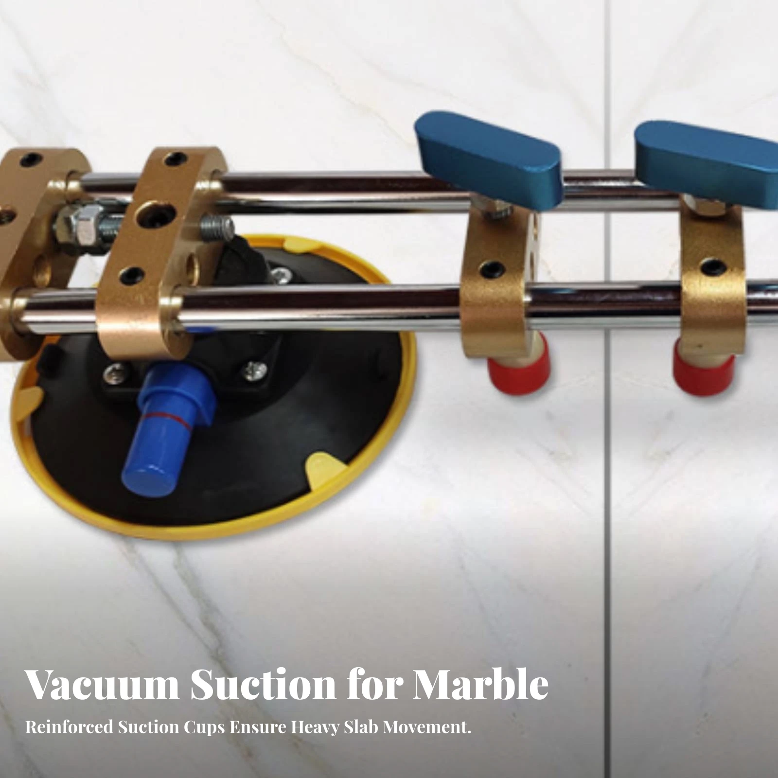 Vacuum Seam Setter with Suction Cups Heavy-Duty Stone Slab Installation Tool view 3