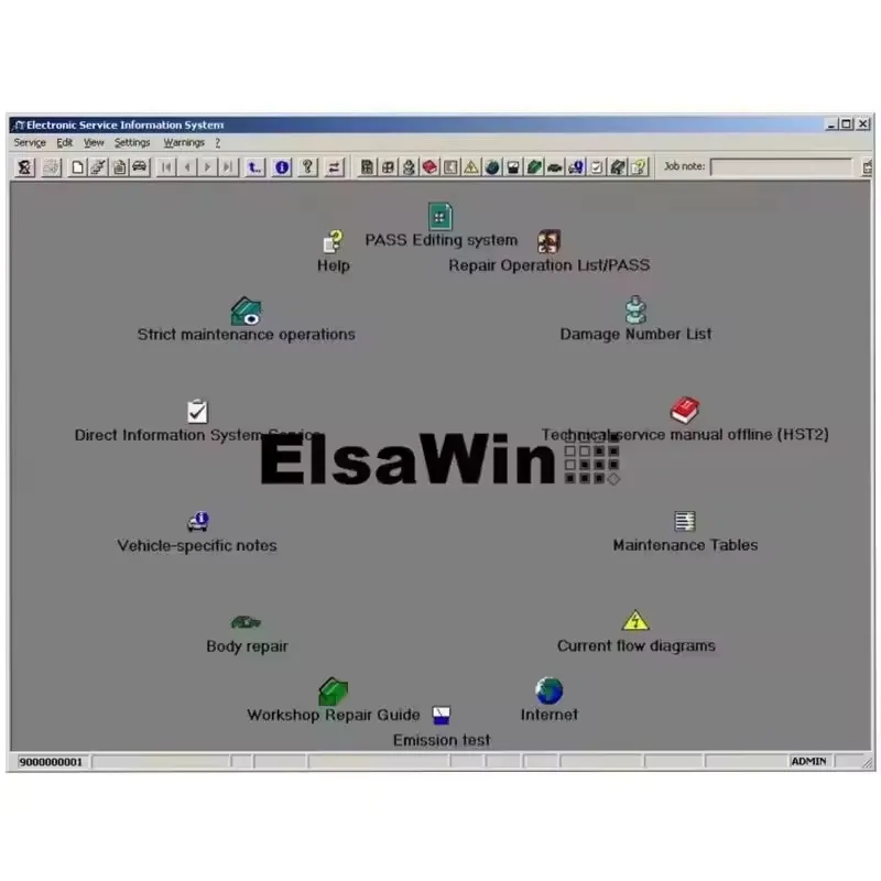 2024 Newest ETKA 8.3 ELSAWIN 6.0 for Auto Repair Software Group Vehicles Electronic Parts support so many models