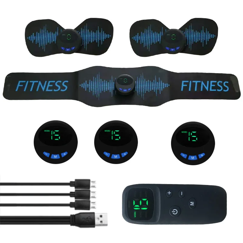 

Manufacturer intelligent EMS abdominal fitness instrument, household abdominal exercise training instrument, rechargeable outdoo