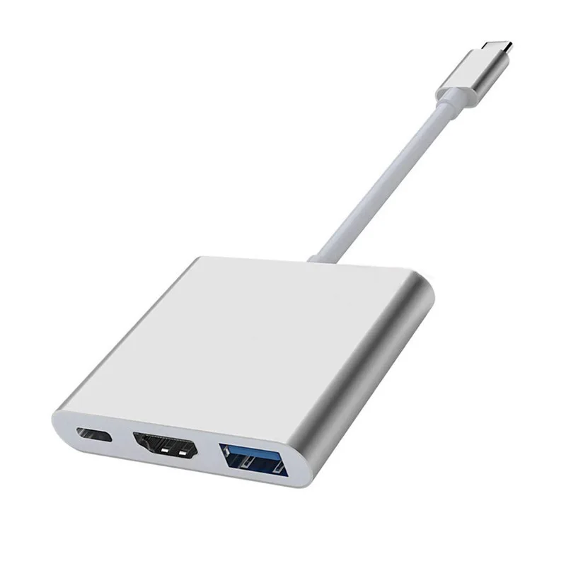Typ-C zu HDMI 3-in-1 Adapter, USB-C Hub mit 4K HDMI, 3.0 und PD-Ladefunktion für Laptop und Smartphone – Detail 10