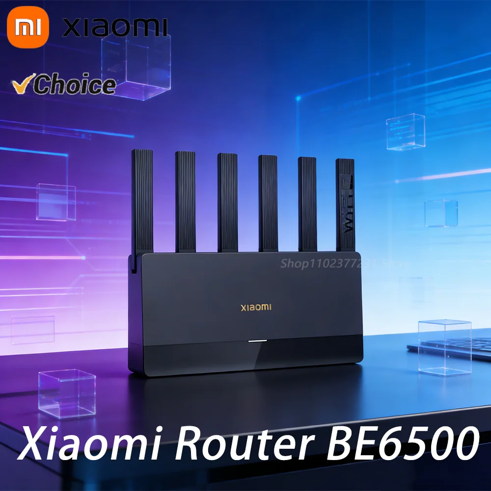 

NEW Xiaomi Router BE6500 Wi-Fi 7 4-Core 2.5G Ethernet Port lOT Intelligent Linkage Mesh Networking MLO Dual Bands Mijia APP ﻿