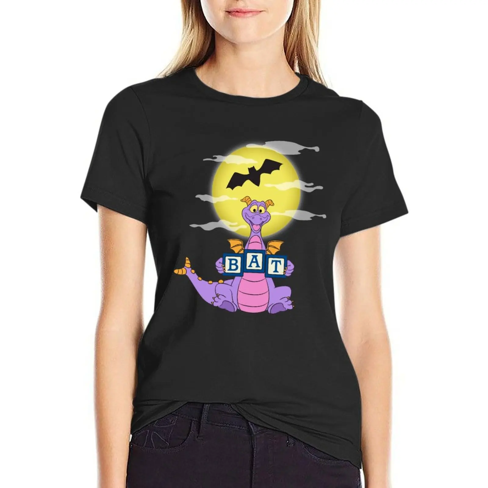 

Figment BAT T-Shirt shirts graphic tees summer top funnys tshirts for Women