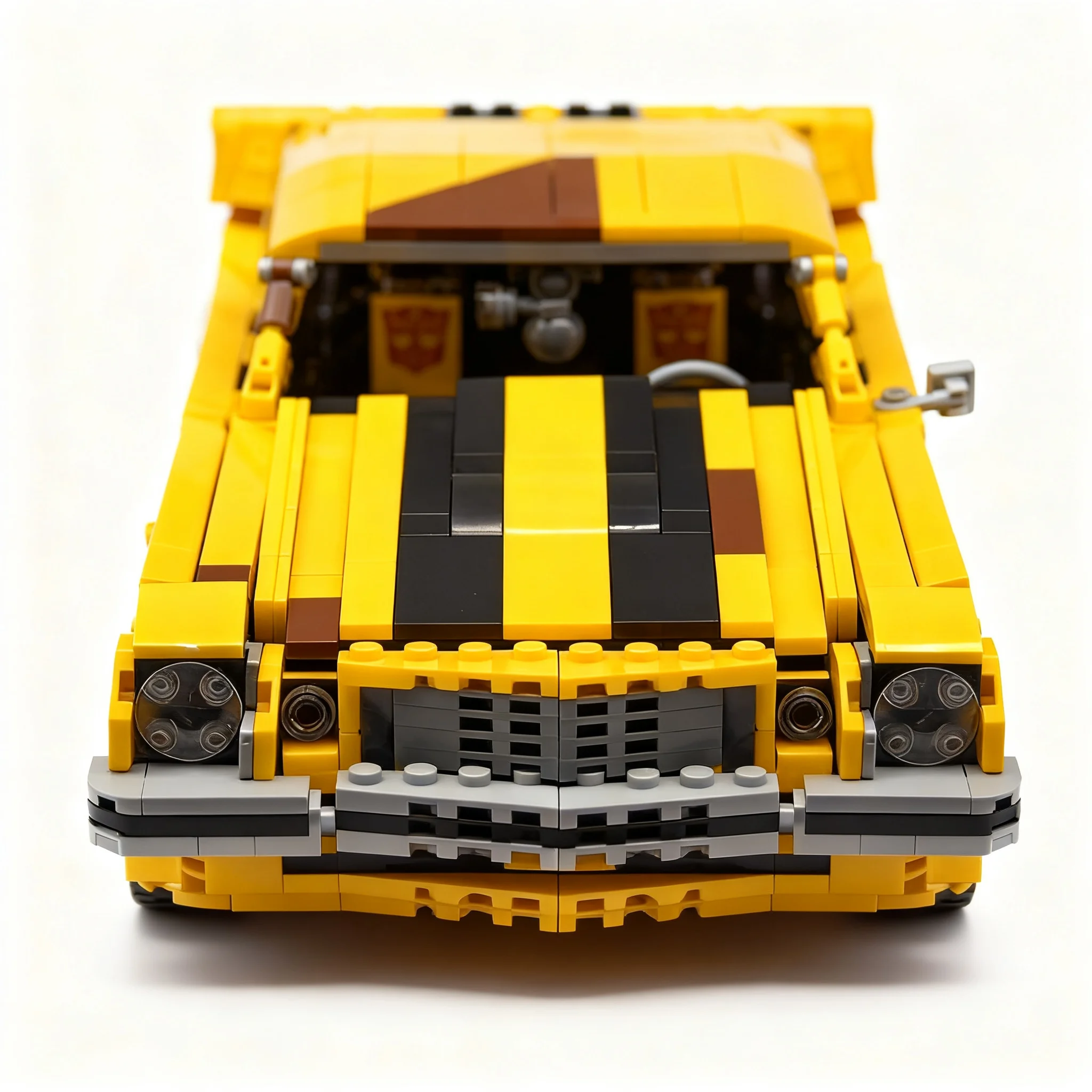 1355pcs MOC Cars Camaroes Z28 Clunker Bumblebee Model Building Blocks Assemble Creative 3D Birthday Craft Brick Art Collection