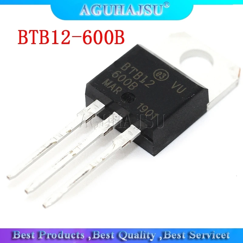 10PCS BTB12-600B BTB12-600 TO220 TO-220 BTB12 New original