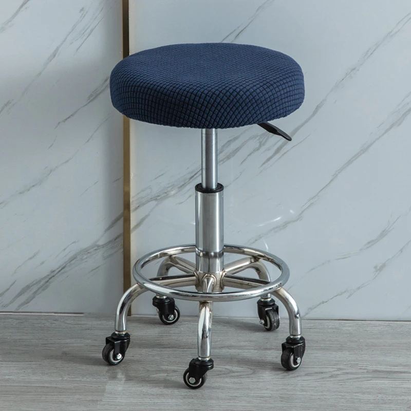 Elegant and Stylish Soft Polar Fleece Stretch Stool Cover - Cozy, Convenient, and Removable - Washable and Enhances Hotel Banque