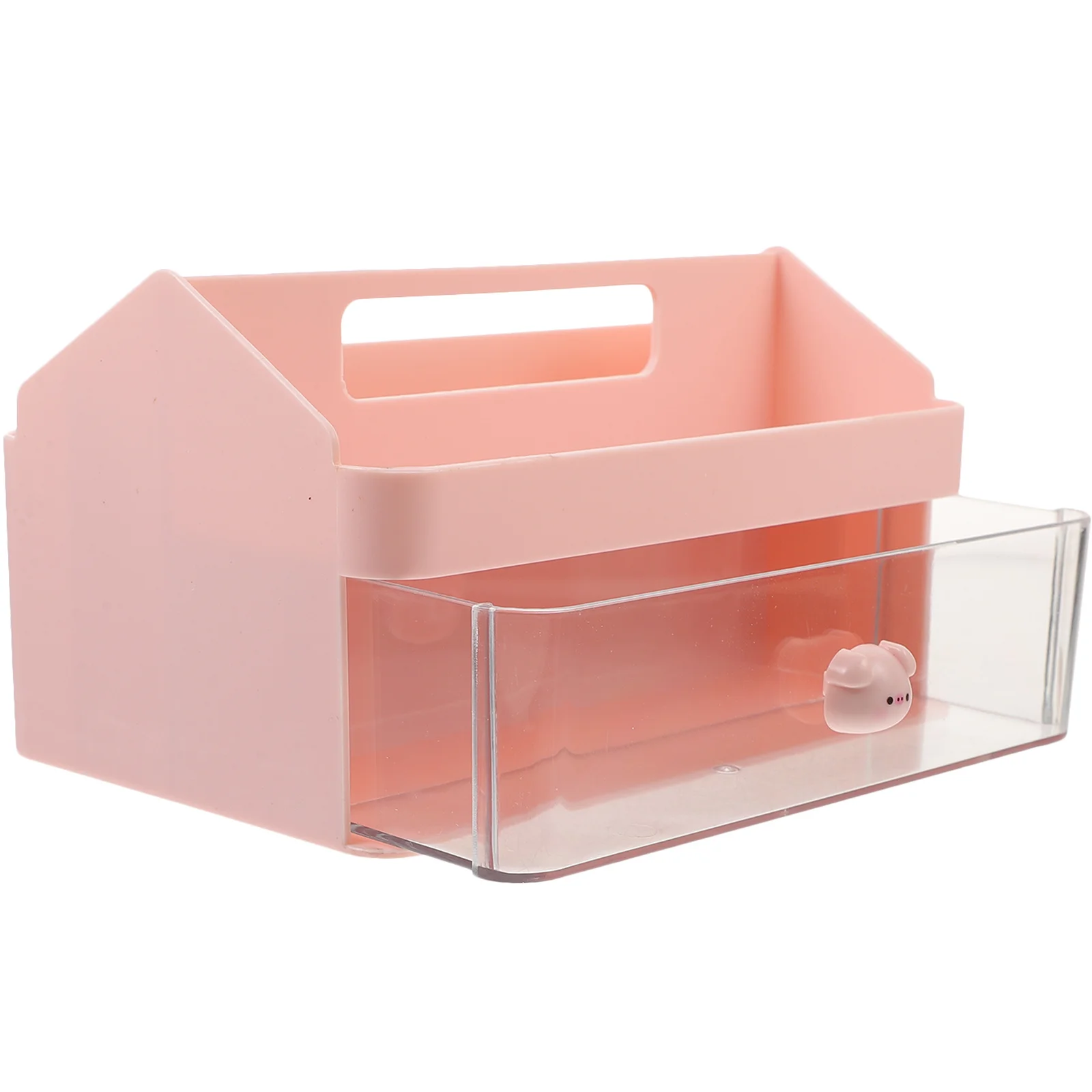 

Large Capacity Storage Box Plastic Desktop Organizer For Makeup Skincare Cosmetics Office Sundries Holder Container