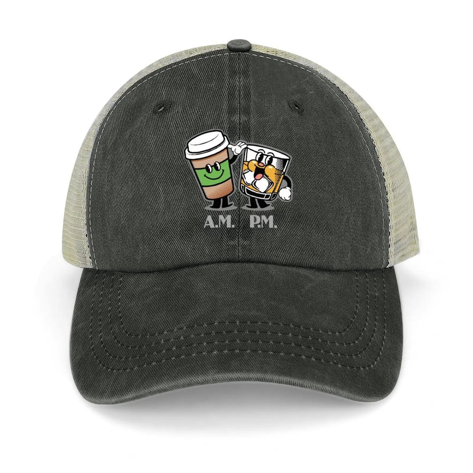 

AM/PM Baseball Cap Hat Beach black hats on offer Women Hats Men's