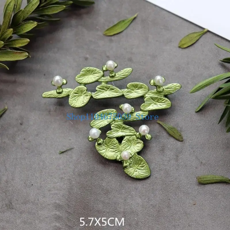 5asd Beautiful Plant Pins Metal Brooches Nature Theme Jewelry Unique Badges Alloy Texture Suitable for Party and Everyday Use