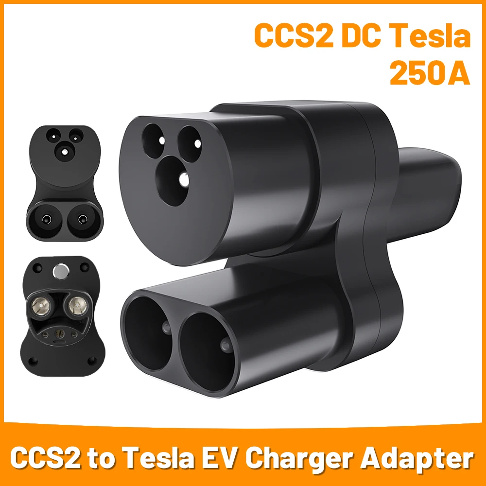 Adattatore per caricabatterie da CCS2 a Tesla EV 400A 1000V stazione di ricarica cc per veicoli elettrici CCS COMBO convertitore da 2 a TPC per