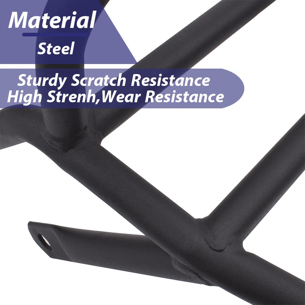 Motorcycle Accessories Front Luggage Rack Holder Bracket  For Honda Trail125 Hunter Cub 2020-2024 Black Iron Suitcase Carrier