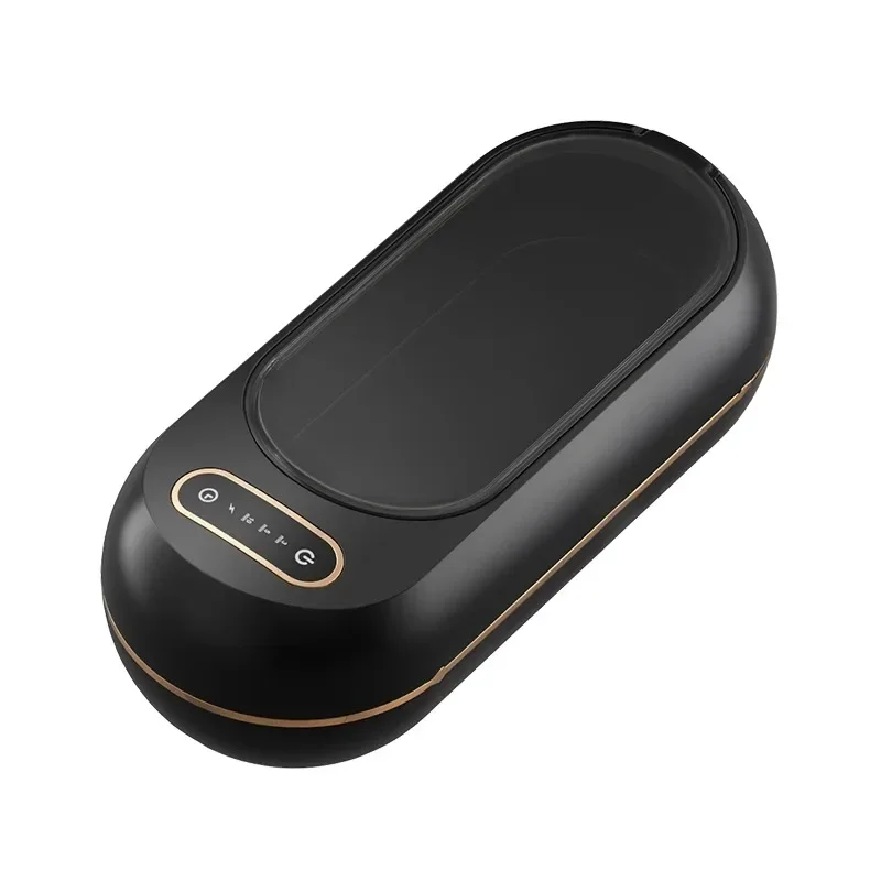 ماكينة تنظيف المجوهرات المحمولة 360 ° آلة تمريض ونظارات السفر وشحن USB عالية الكفاءة للاستخدام المنزلي