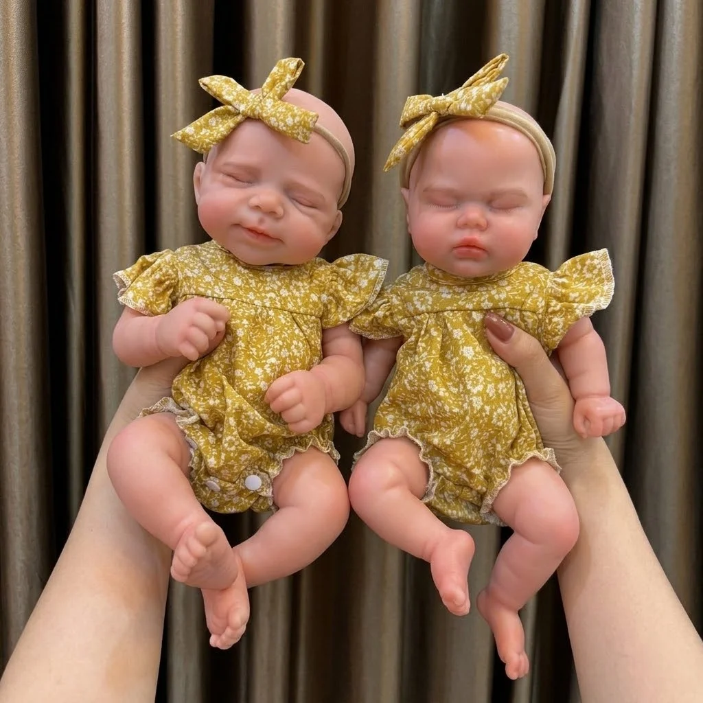 

OtardDolls 1PC/2 Styles 13-Inch Silicone Pascale Reborn Girl Open-Mouth Hand-Painted Collectible Art Doll Washable Ideal Gift