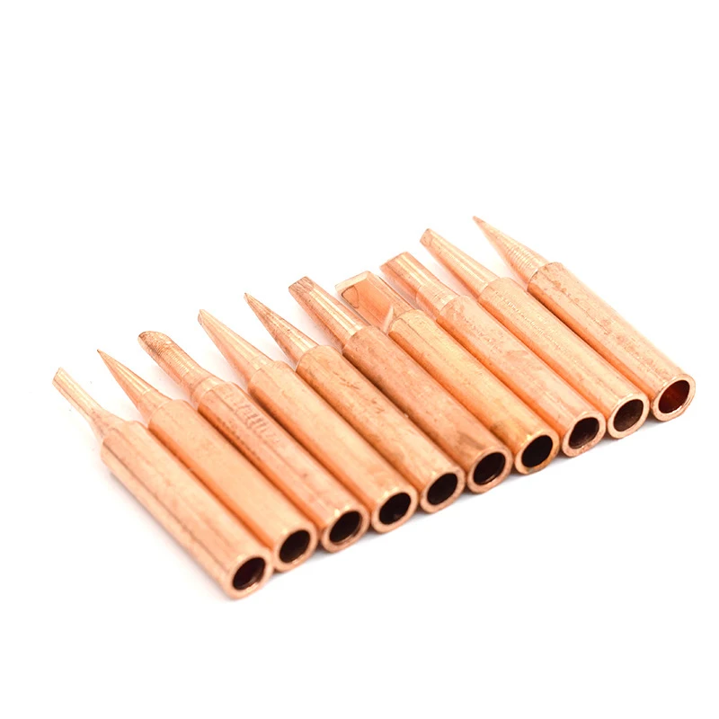 soldering iron tip pure copper 900M soldering iron tip set the inner heat is bare copper electric welding tip soldering iron tip