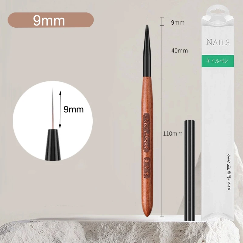 Nagel Kleber Phototherapie Stift UV Gel Pinsel Stift Acryl Verlängerung Builder Nail art Malerei Zeichnung Pinsel Maniküre Pinsel Werkzeug