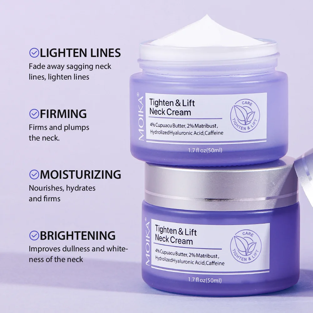 Cross-Border Universal Lifting Firming Neck Cream Reduce Neck Lines Brightening Moisturizing Rejuvenating Neck Massage Care Crea