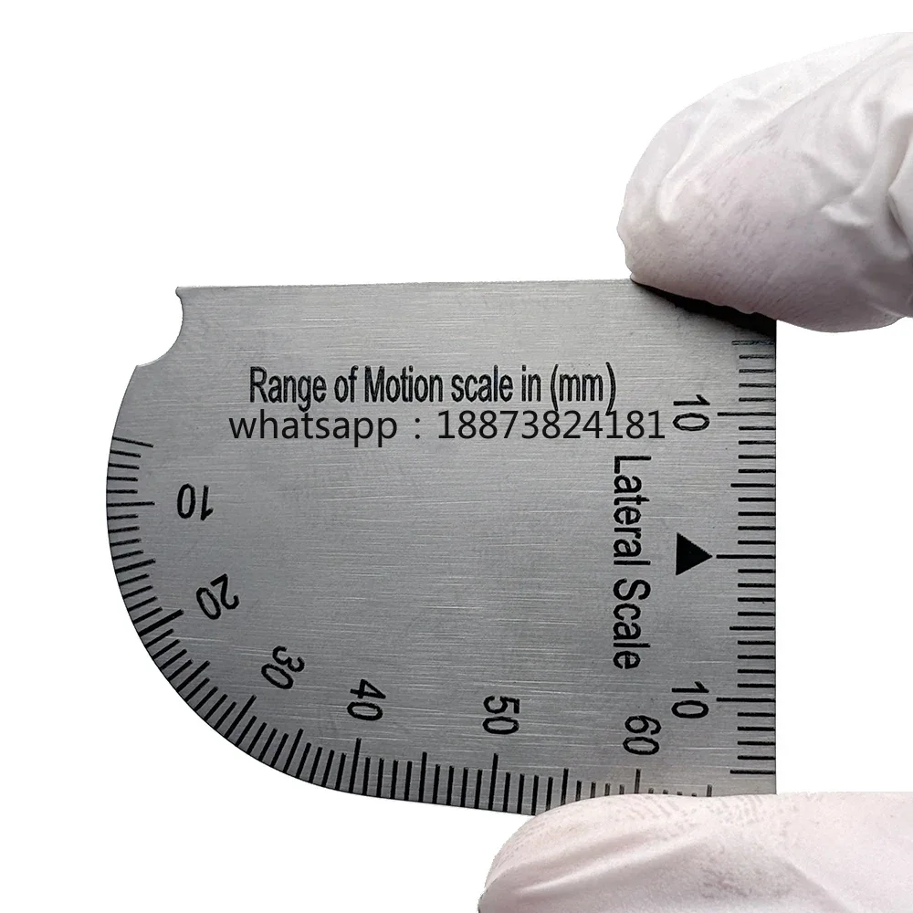 High Quality Precision Measuring Ruler Thickened metal Bite Gauge Caliper Mouth Gag Opening Capacity fast shipping