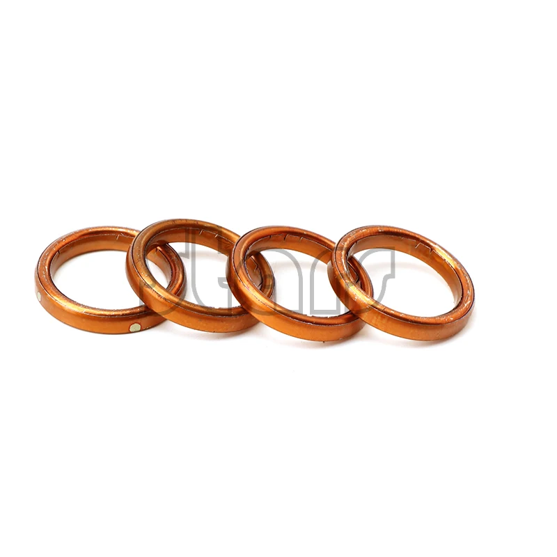 4 Pieces Muffler Exhaust Gasket For 49cc 50cc 110cc 150cc GY6 70 90 100 125cc Scooter Bike ATV Moped Parts