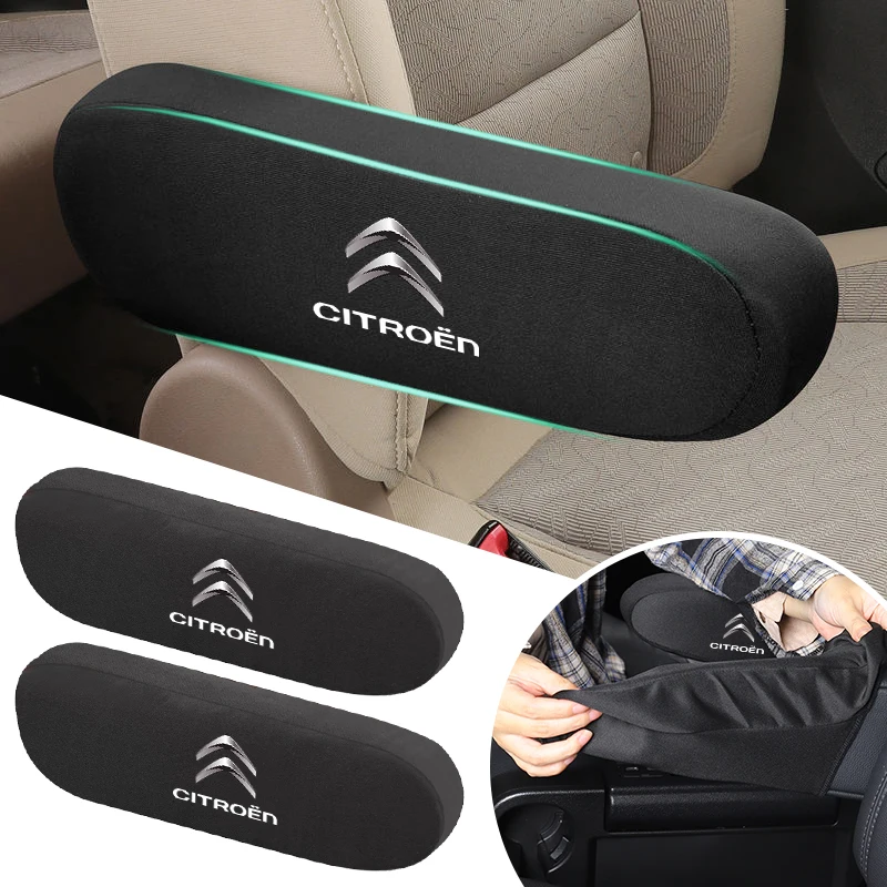 Fabric Car Seat Armrest Cover Breathable Cloth For Citroen C4 C3 C5 C1 C2 Berlingo Celysee Cactus Picasso Aircross Saxo Grand view 6
