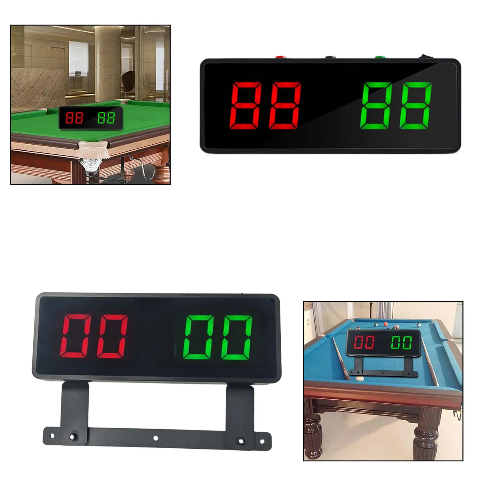 

Professional Lightweight Score Keeper Digital Billiard Electronic Scoreboard Clear Visibility for Table Games