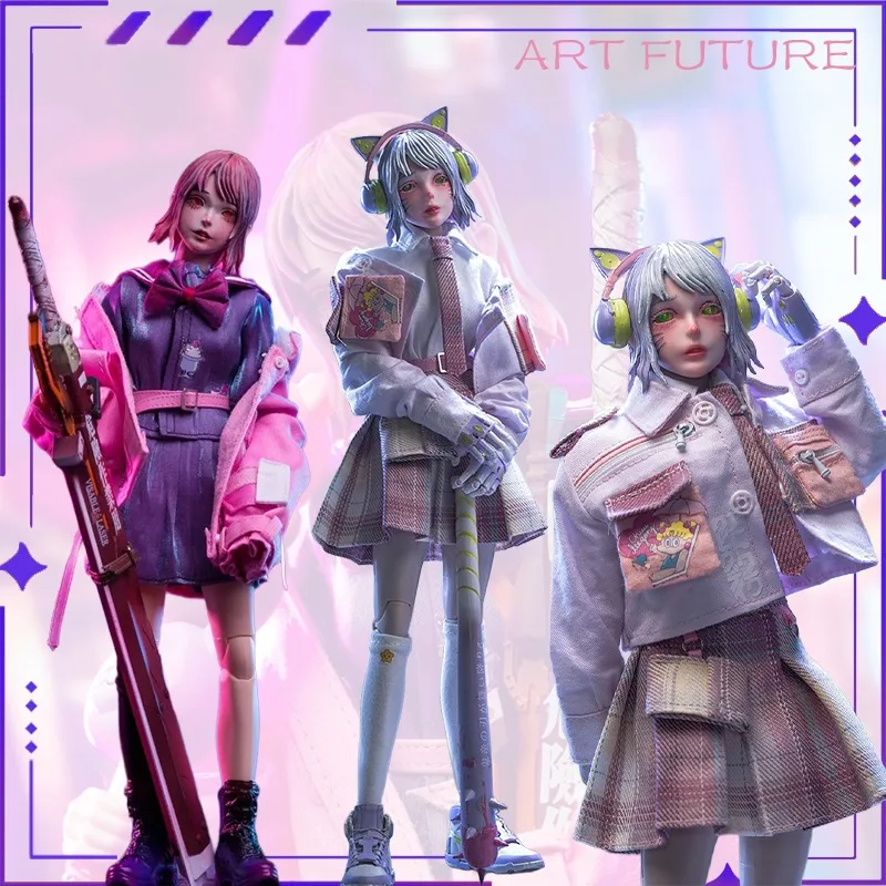 

Новый ART FUTURE, оригинальная кукольная девочка, оригинальный дизайн, ограниченная серия, модель мобильного телефона, кукла ручной работы, игрушка-солдат, подарок, украшение на складе