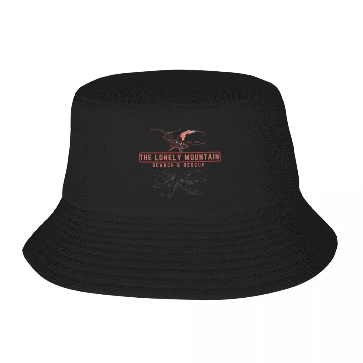 The Lonely Mountain Search & Rescue Bucket Hat Big Size Hat Sunscreen Fashion Beach tea Hat Mens Hats Women's