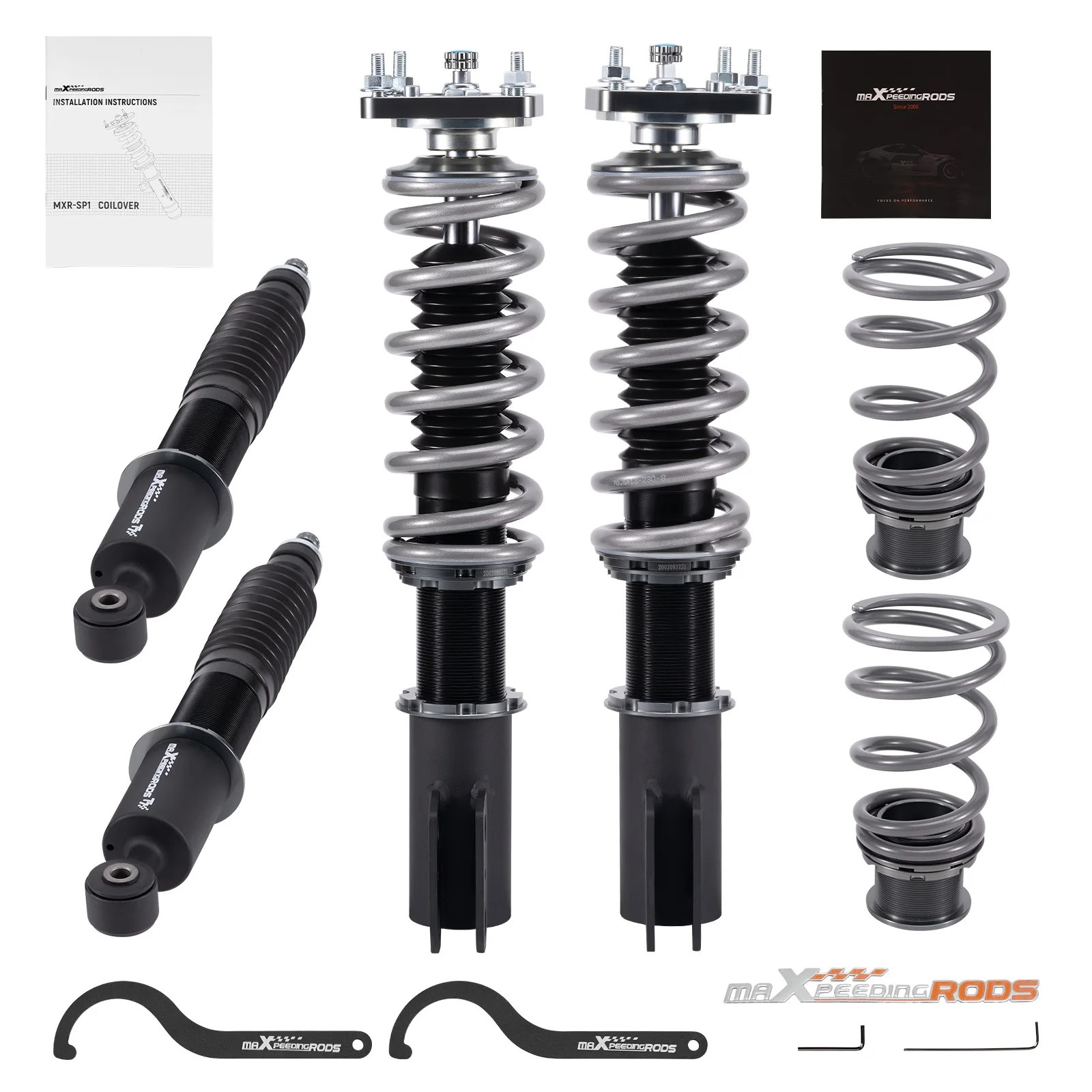 

Комплект пружин Maxpeedingrods Coilover для подвески Ford Mustang 1994-2004, пружины подвески