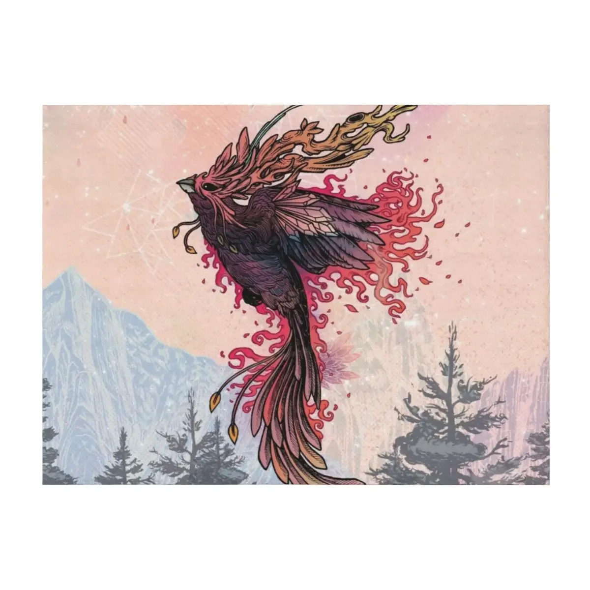 

Phoenix Throw Blanket Hairy Thins Single Loose Blankets