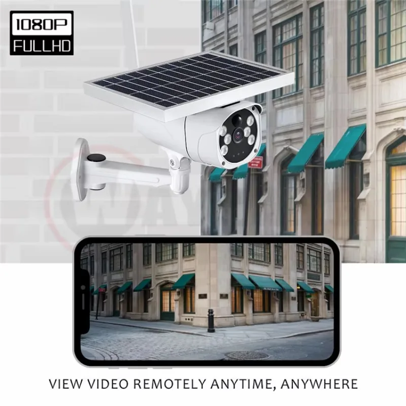 1080P 2MP Solar 4G Camera Wireless Security Surveillance Camera IR Night Vision Solar Power HD Camera Outdoor