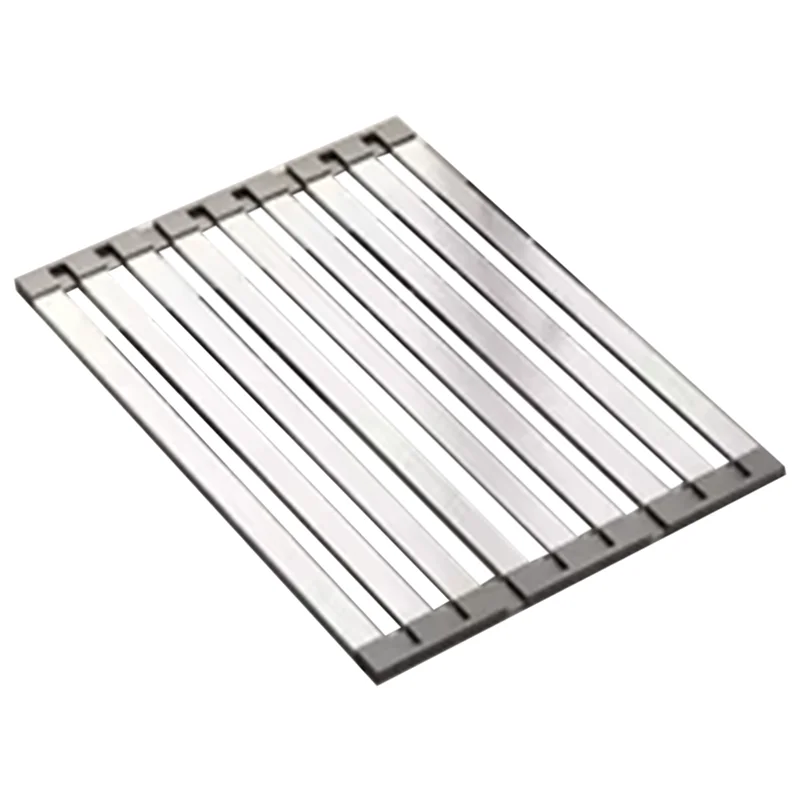 

B97A-Стойка для слива кухонной раковины из нержавеющей стали, складная и выдвижная конструкция, чаша для хранения посуды, корзина в комплекте