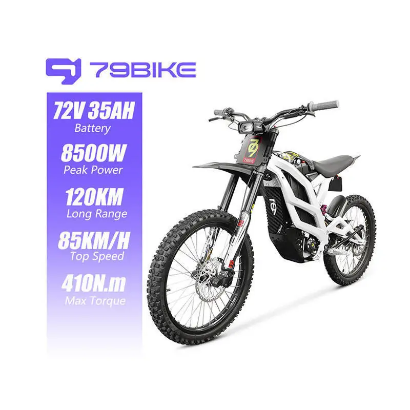 79Bike Electric Bike Off Road Electric Motorcycle bike 5000W Fat Tire Electric Bicycle 72V 35Ah Removable Battery Ebike