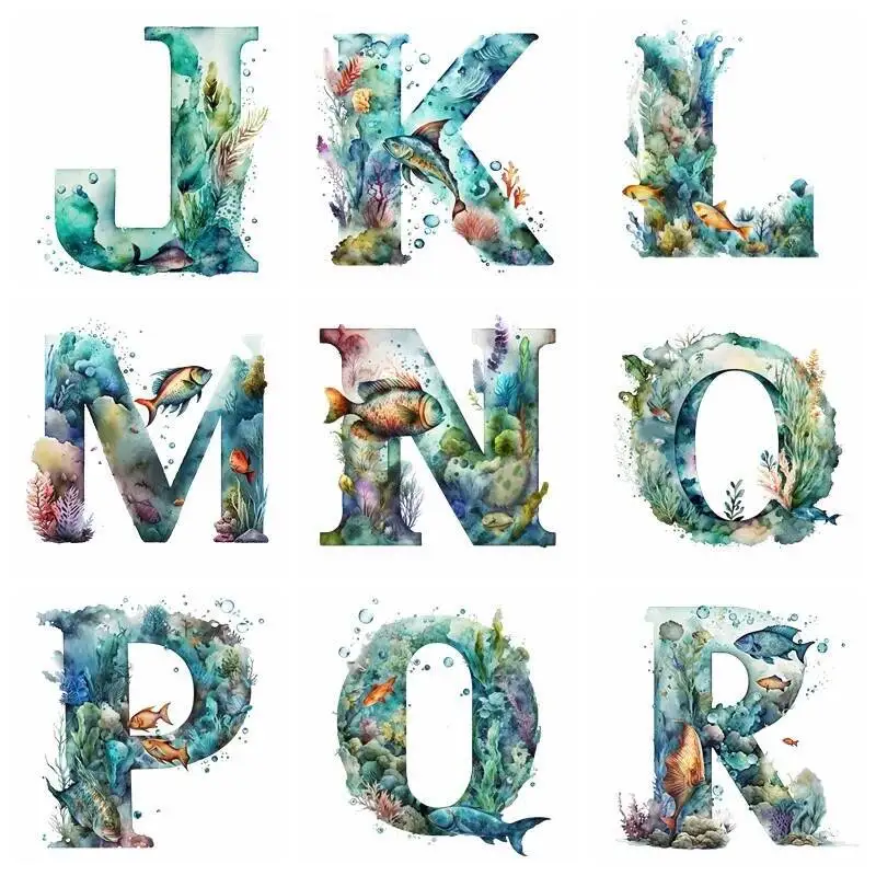 Retro Flower A-Z Le…