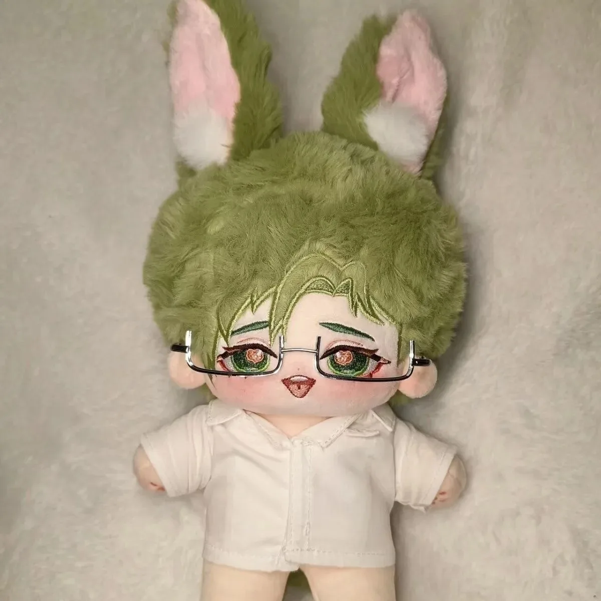 Game Nu: Carnival Olivine Animal Ear Cosplay Soft Plush Doll Body Dress Up Cotton Stuffed Toys Dolls 20cm Anime Birthday Gift