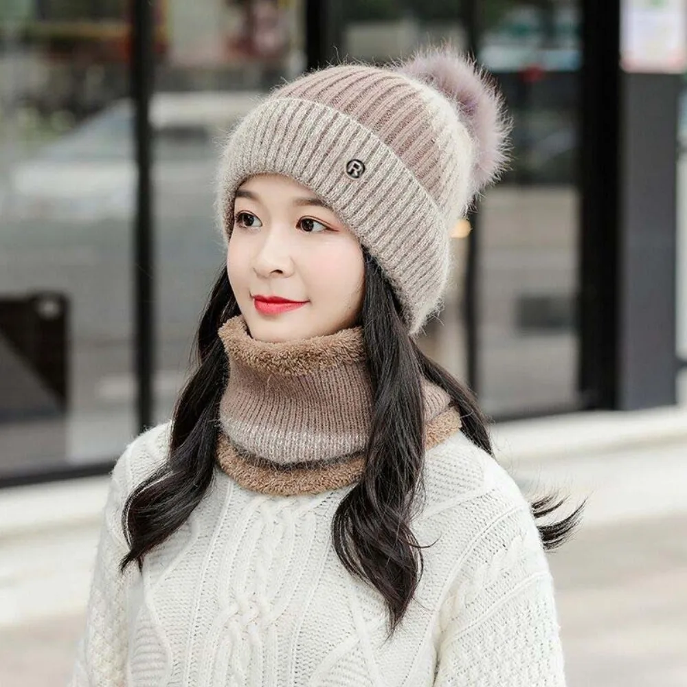 gorro-de-cupula-elastico-e-conjunto-de-cachecol-cachecol-compacto-com-bola-em-cor-contrastante-fibras-acrilicas-macias-gorro-de-inverno-outono