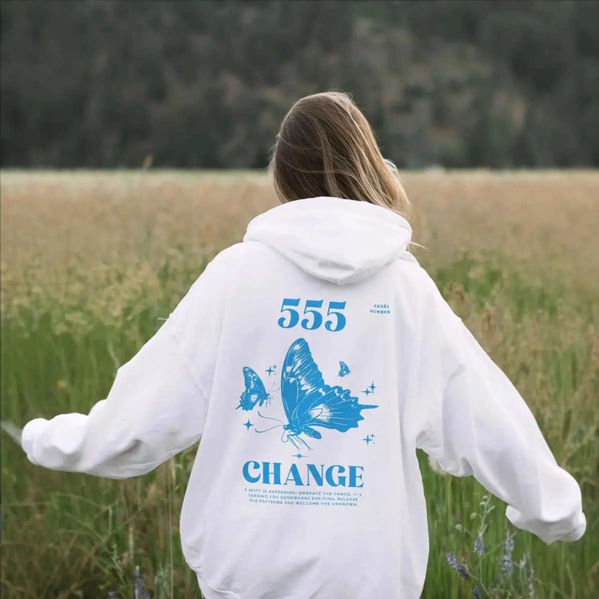 

European and American Letter Series Printed Sweatshirt, Spring and Autumn Loose Long-sleeved Hooded Sweatshirt Jacket