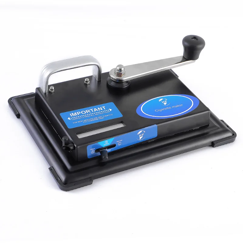 

Ручная машинка для скручивания сигарет из нержавеющей стали, 6,5/8 мм, черная, для домашнего использования, механическая, аксессуар для табака.