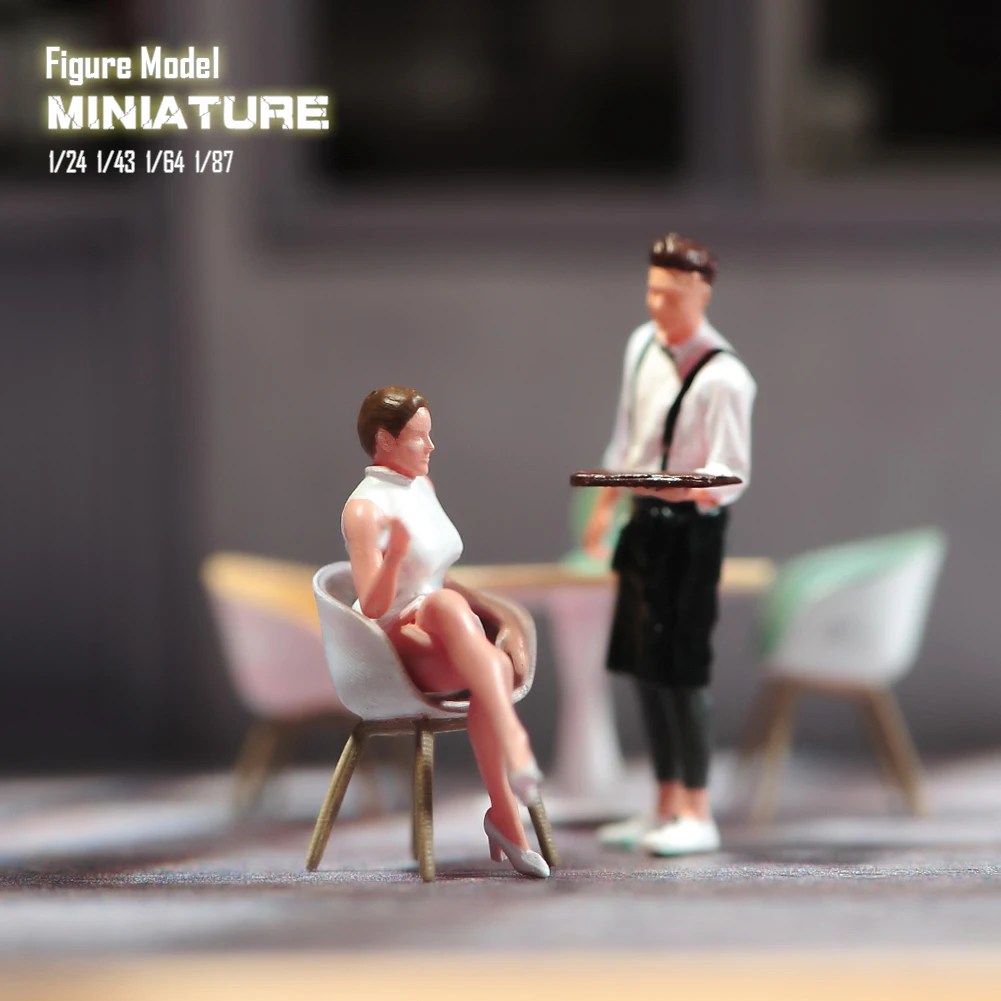 1/87 1/64 1/43 1/24 1/18 애니메이션 캐릭터 매혹적인 흡연 소녀 장면 그림 모델 소형 인형 장난감 컬렉션