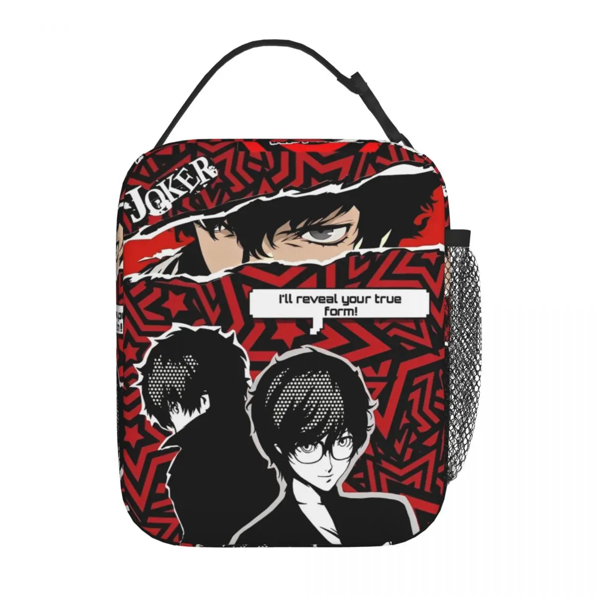 Personas P5 Joker Insulated Lunch Bag Thermal Bag Reusable Meal Container Leakproof Tote Lunch Box Food Storage Bags Work Travel