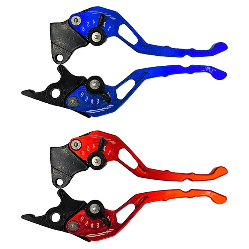Motorcycle Brake Lever High Strength Aluminium Alloy Horn Brake Handle Left Disc Brake Rght Drum Brake Motorcycle Parts image 3