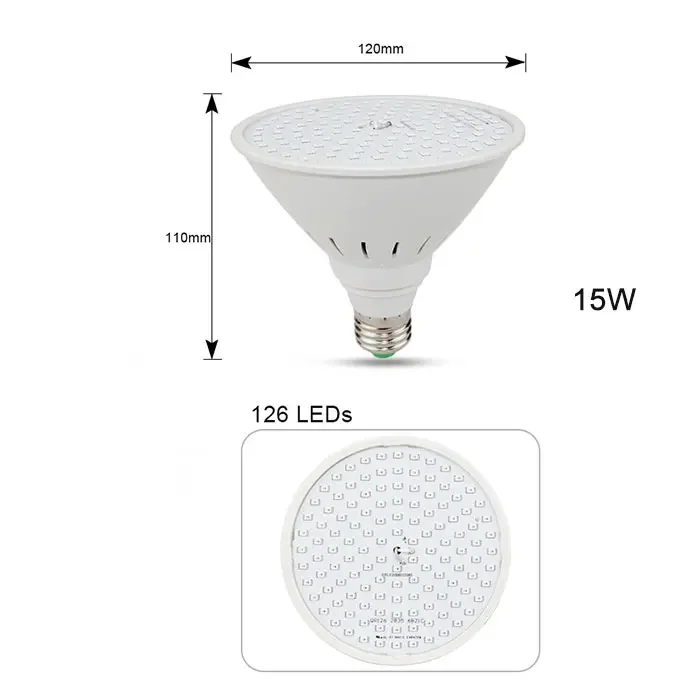 1/2 Heads 6W 15W 20W LED Grow Light E27 Phyto Lamp for Plants Moveable Plant Clip Lamp for Seeds Flower Fitolamp Growing Tent