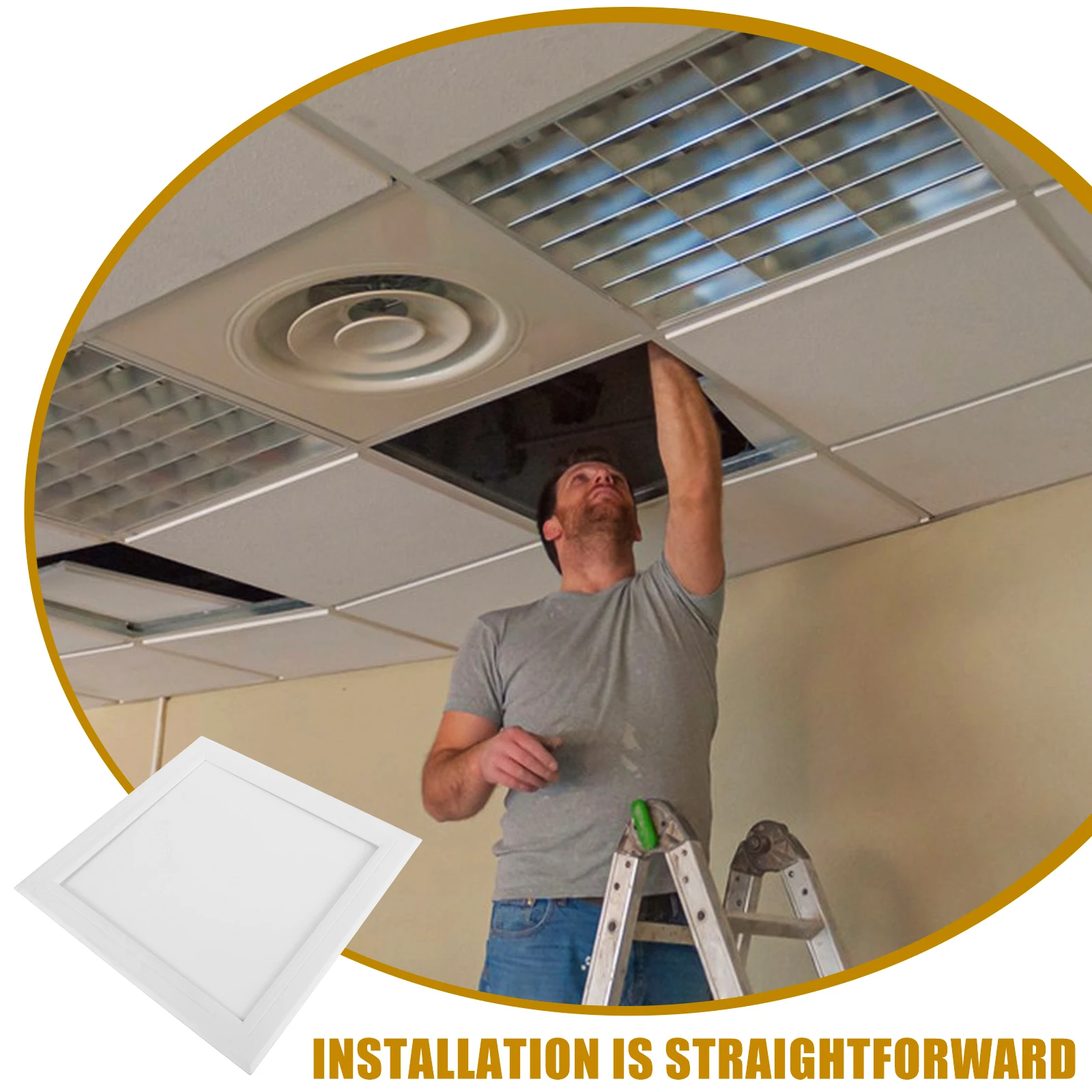 

Concealed Abs Decorative Cover For Drywall Ceiling Access Panel Wall Hole Repair Duct Air Conditioner Plumbing Hidden Access