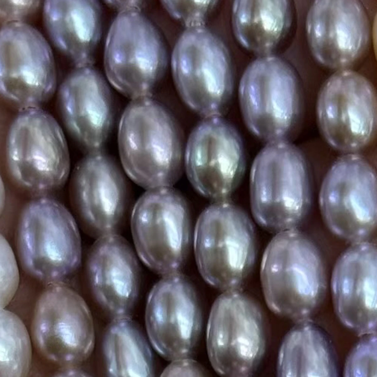 4-5mm4A White Orange Purple Natural Freshwater Pearl Rice Isolated Loose Bead Jewelry Making DIY Necklace Bracelet Women Wedding