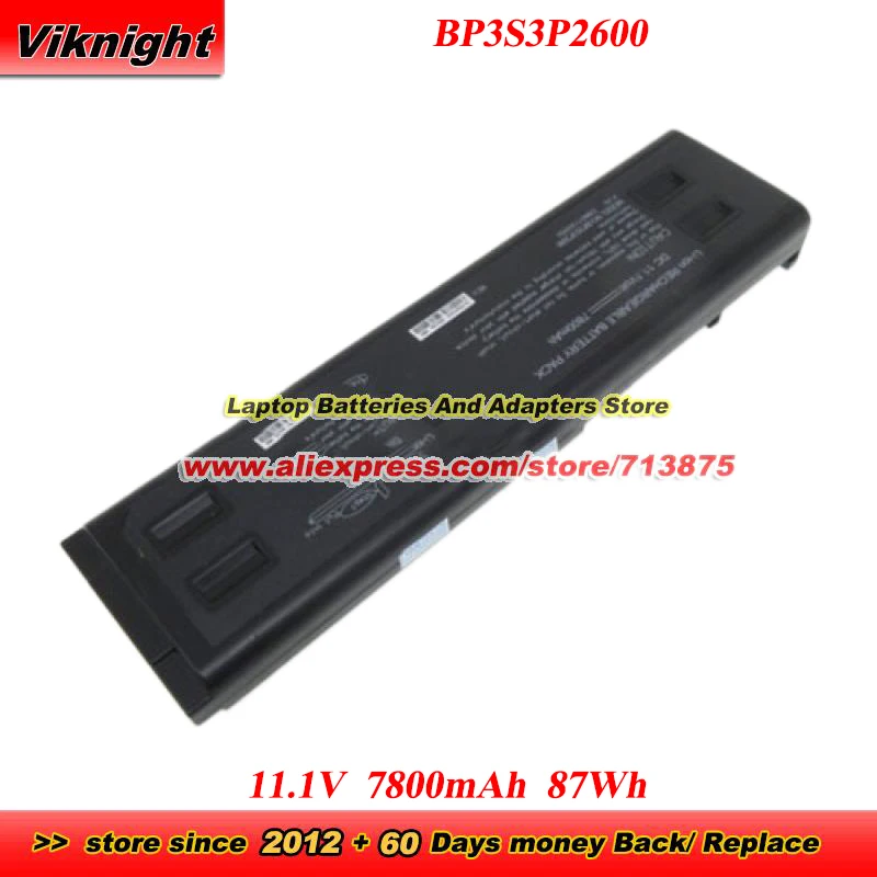 

BP3S3P2600 Battery 11.1V 7800mAh 87Wh 338911120050 Battery