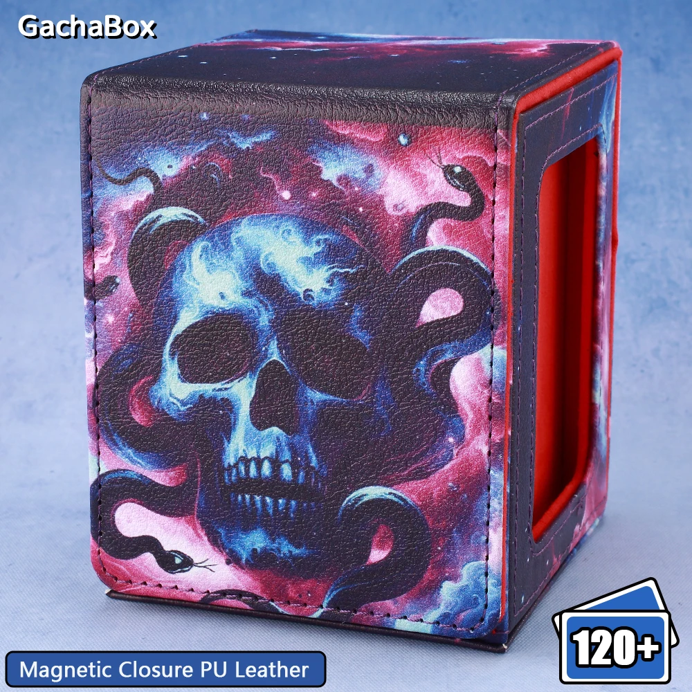 

​120+ Deck Box Ethereal Swamp with Skull Deck Case,Display Window,Board Games Toy Collectible Gift for PTCG YGO TCGMTG Duelists​